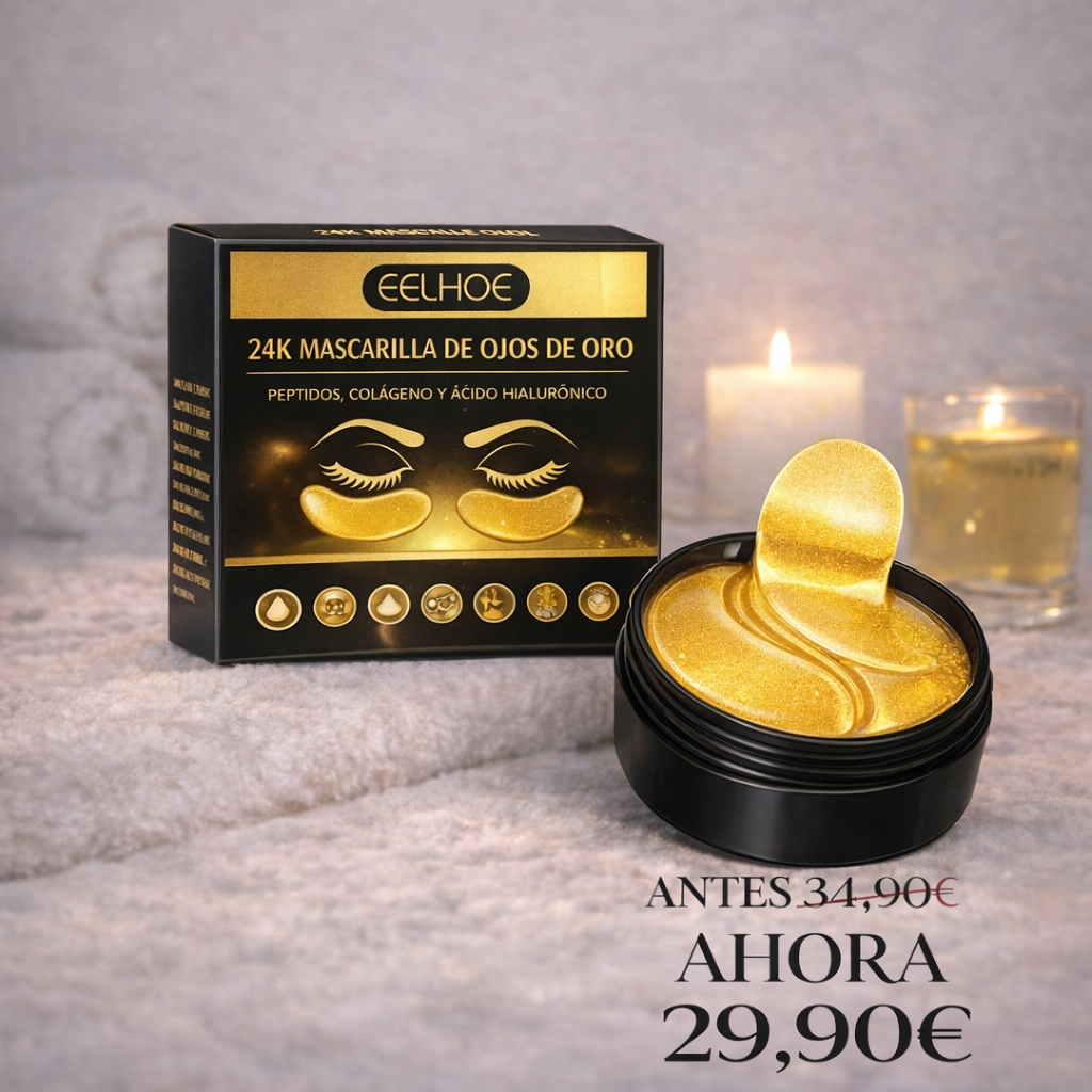 Parches Hidrogel 24K| Efecto Descanso